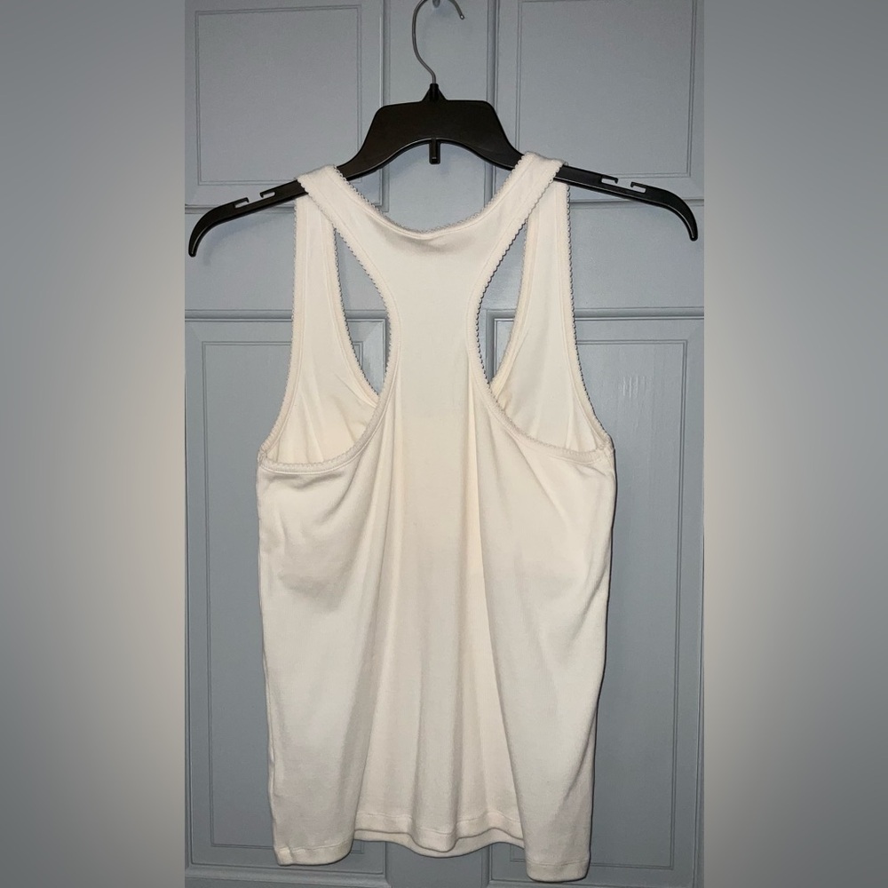 Casual Performance UltraLite Rib-Knit Twist-Front Top AND Tank Twofer Sz XL - Picture 7 of 7